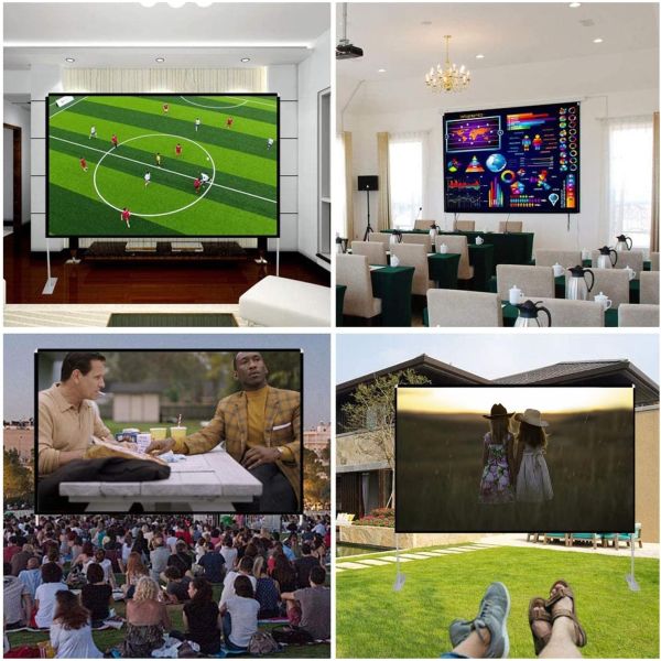 100 Inch Projector Screen - Brand New In Unopened Box - Pick up in Johnson City